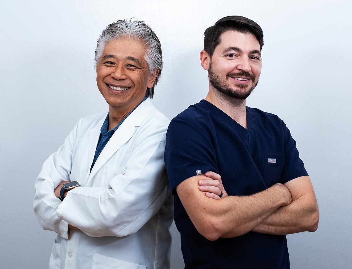Dr. Hugo Higa and Dr. Andrew Parlin of Island Ophthalmology Partners